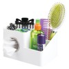 iDesign Facial Tissue Box Cover and Storage Caddy for Bathroom