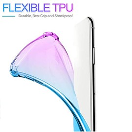 Funda para Moto Edge 20 ProMoto Edge S Pro 5G XT2153-1, funda transparente con gradiente de TPU delgada antiaraazos, a prueba de golpes, funda...     