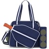 Movker Pickleball Tote Bag for Women Men with Paddle Cover