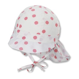 Sterntaler Baby Girls' Peaked Cap with Neck Protection 1412125 Winter Hat, pink