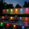 rerekiki Poolside Solar Light for Inground Pool, 4 Pack Above