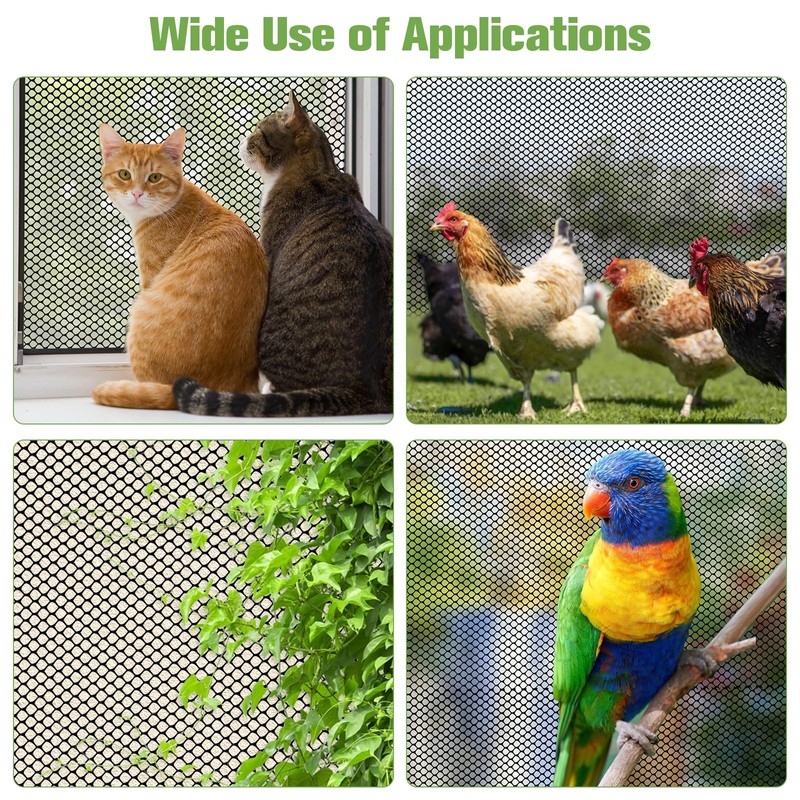 Wesketch Mesh Tree Guard Trunk Protectors, Plastic Wire Mesh Fence,