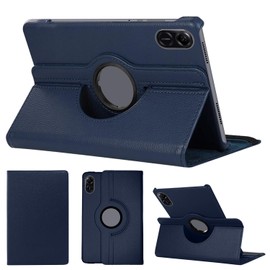 SWEIMEN Case for Honor Pad X8 Pro/Honor Pad X9 11.5 Inch Tablet, PU Leather Tablet Case with 360° Rotatable Stand, Multi-Angle Protection, Blue