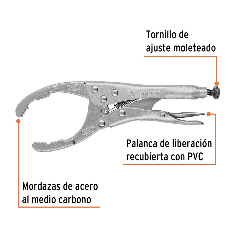Oil-Filter Locking Pliers 9"