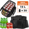 OPUX Soft Cooler Bag, Insulated Collapsible Lunch Cooler Tote for