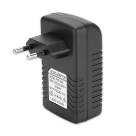 Wall Plug POE Injector, DC 24V 1A Power Supply Plug Short Circuit, Over Current, Overvoltage Protection EU/US Standard Optional 100-240V for POE Devices (Transl)