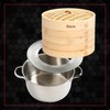 Helen’s Asian Kitchen Premium Bamboo Steamer Ring – 11-Inch Aluminum