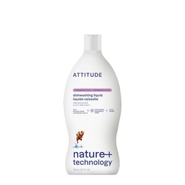 ATTITUDE Dish Soap, EWG Verified, Plant-Based & Vegan Dishwashing Liquid, Naturally Derived, Olive and Coriander Scent, 23.7 Fl Oz
