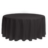 YOUR CHAIR COVERS - 132 Inch Round Premium Polyester Tablecloth