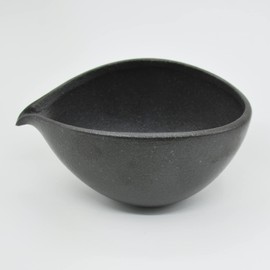Katakuchi Ball Medium Bizen Style Matcha Bowl, 6.1 fl oz (180 ml), Matcha Bowl (A)