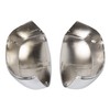 ECOTRIC Chrome Pair Half Mirror Covers Compatible with 2007-2014 Chevy