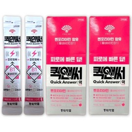Quick Answer Peach Flavor Benfotiamine Fatigue Recovery Vitamin B 16 packs / 퀵앤써 복숭아향 벤포티아민 피로회복 비타민B 16포