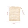 Baluue 5Pcs Exfoliating Soap Pouch Durable Drawstring Foaming Soap Bags