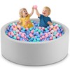 Aunekiv 47.2" x 15.7" Foam Ball Pit for Toddlers, Baby