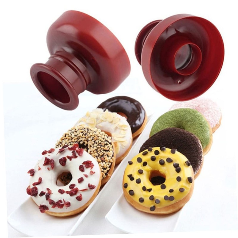 Operitacx 4Pcs Non Stick Donut Mold Round Pineapple Shape Baking