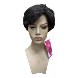 Leona Wigs Peluca Oncológica Castaño Oscuro 100% Cabello Humano