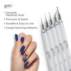 Gelish Marbling Tools – Nail Supplies, Double-Ended Tools for Marbling,