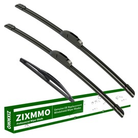 ZIXMMO 26"+18" Windshield Wipers with 10" Rear Wiper Blade Replacement for Honda HRV HR-V 2016 2017 2018 2019 2020 2021 2022 -Original Factory Quality (Set of 3)