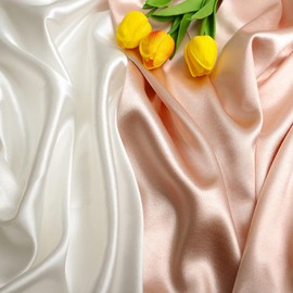 siawadeky 2 Piece Set of 2 Silk Fabric Background Sheet Crystal Satin Product Photography Makeup Nail Art Jewelry Small Photography Backdrop Stand Washable Backpacker Photography Product Video