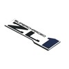 2pcs ZL1 Supercharged Emblem Engine Hood Badge Decal Replacement for