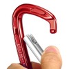 [通拓商品]24KN Non-locking Straight Gate Carabiner 25KN Twist Gate Carabiner Heavy
