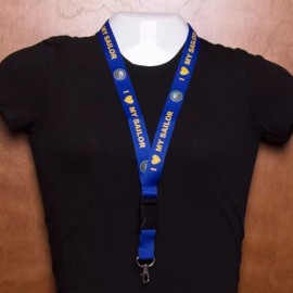 I Love My Sailor Lanyard