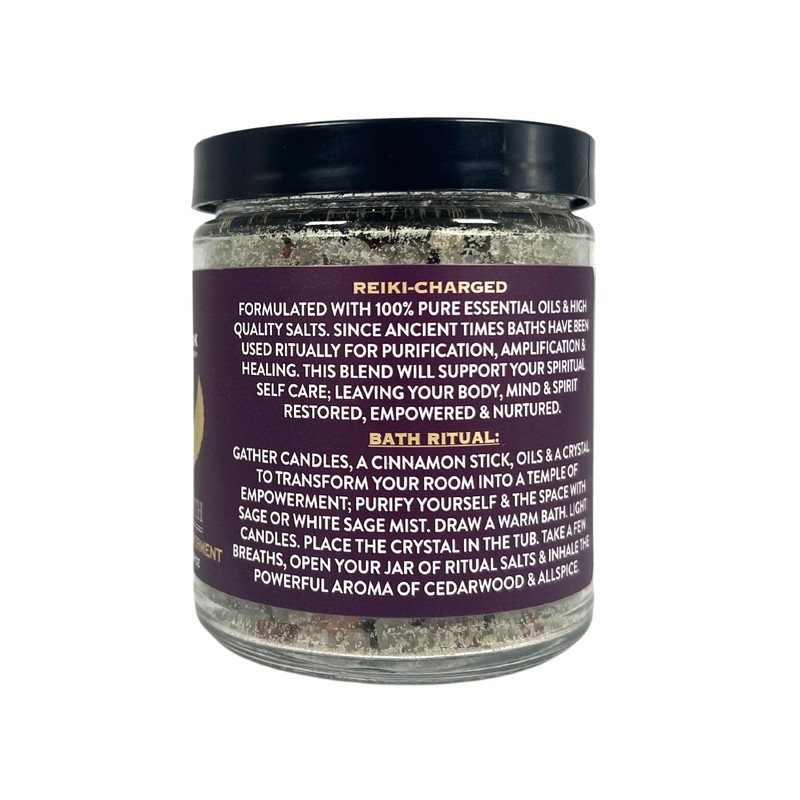 Strength & Empowerment Ritual Bath Salts - Cedarwood + Allspice