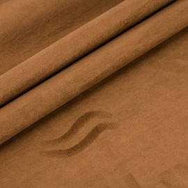 SiiRo 3 x 80 inches Self Adhesive Faux Suede Repair Patch, Suede Fabric Patches, Suede Repair Tape, Suede Wrap with Adhesive Backing for Car Interior, Line Drawers, Jewelry Boxes (Brown)