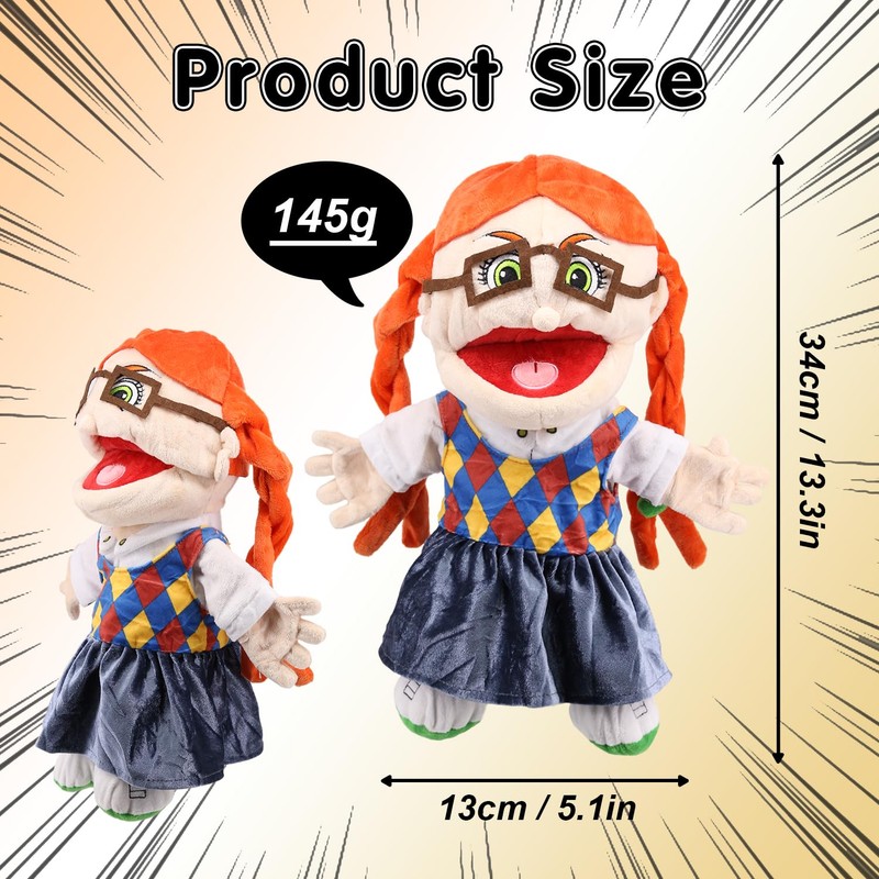 Jeffy Hand Puppets for Kid Jeffy's Classmates JR Hand Puppet