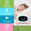 Kids Wake Clock Cartoon Kids Sleep Training Clock with Night