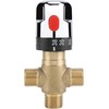 Thermostatic Mixer Valve, Brass Thermostatic Control Mixing Water Mixer Valve,