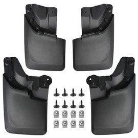 Premium Heavy Duty MudFlaps Set of 4, Front and Rear Splash Guard Protectors - Compatible with Toyota Tacoma with OEM Fender Flares Only, Year 2016-2023 -Does not Fit SR Models - Replaces PT345-35170