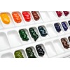 Mijello Fusion 33-Well Airtight/Leakproof Palette for Watercolor Paints, Blue