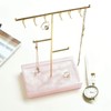 Stackers Large Rose Quartz T-Bar Jewellery Stand