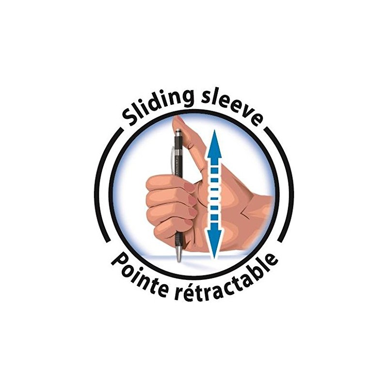 BIC CRITERIUM Black HB Mechanical Pencil Refillable 2 mm (Pack