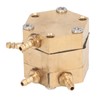Hexagonal Dental Water Valve Good Passability Copper Water Pressure Regulator