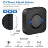Wireless Door Bell Chime Waterproof Doorbell Plugin Receiver 300M Long