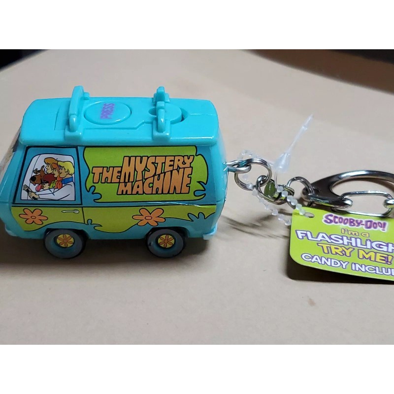 SCOOBY-DOO Key Chain FLASHLIGHT WORKS New vintage 2000 New batteries