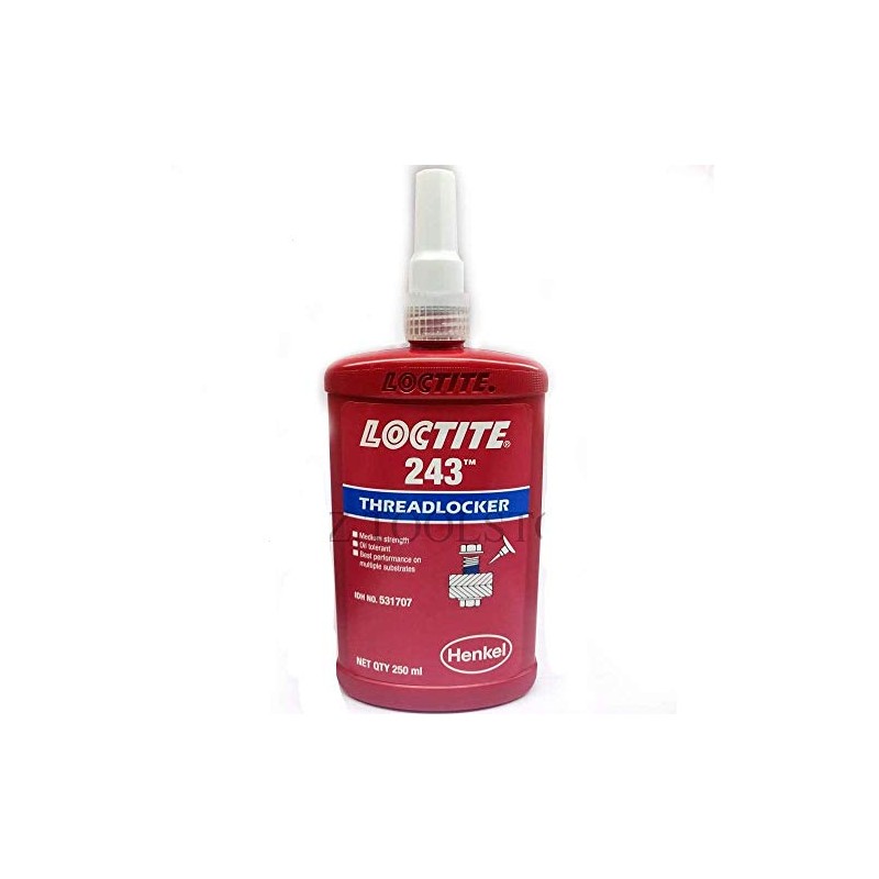 Loctite New Lot 243 250ml Threadlocker Medium Strength Premium Pack