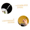 FELTECHELECTR 2pcs Stainless Steel Cooking Tweezers Versatile Food Clamps for