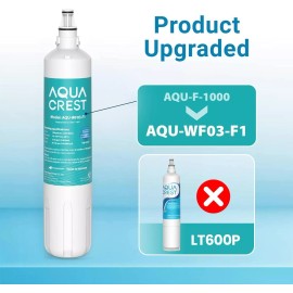 AquaCrest AQUA CREST F-1000, 4204490 Under Sink Water Filter, Replacement for F-1000 (3)