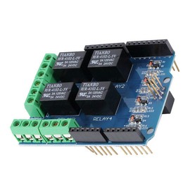 Hailege 5V 4 Channel Relay Shield for Uno