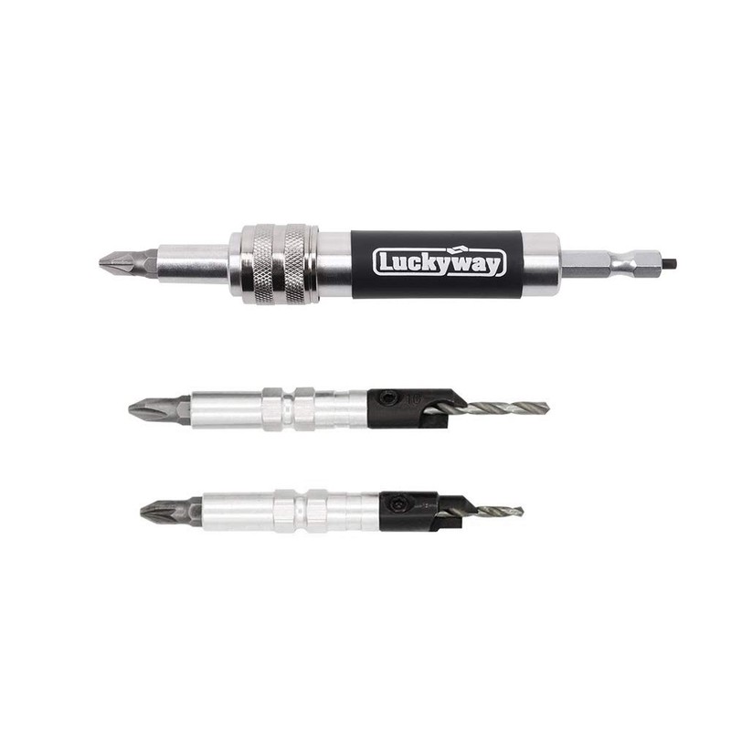 Luckyway Countersink Drill Bit Set #6, #8, #10 for Wood,