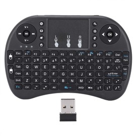 Ciglow Teclado Inalámbrico, 2.4G Mini Flying Mouse Teclado Inalámbrico con Touchpad Teclado Portátil Android Teclado Gamepad para Android Smart TV Box Media Mini TV PC