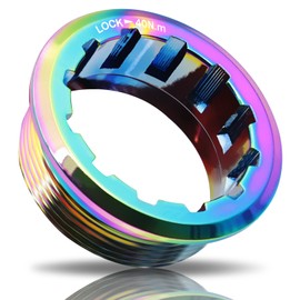 alltoo Bicycle 12 Speed Titanium Alloy Freewheel Lock Cover MS Hub Body for-Shimano M7100 6100 8100 9100 SLX XT XTR (Multy)