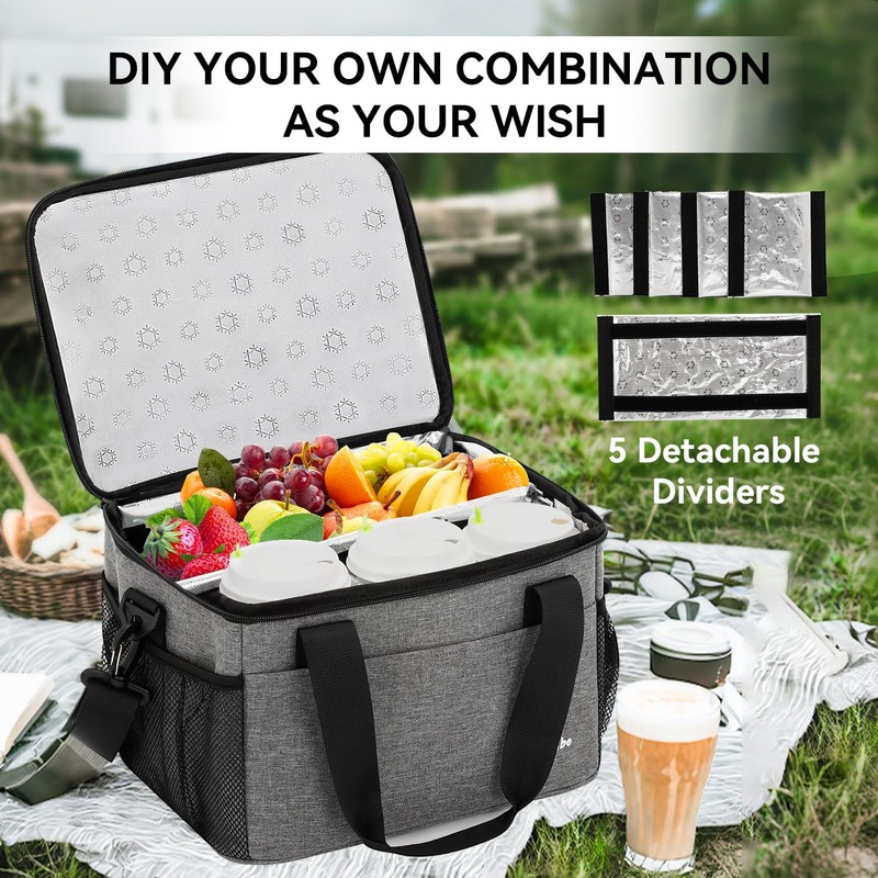 6 Cups Drink Carrier for Delivery, Reusable Cup Holder with