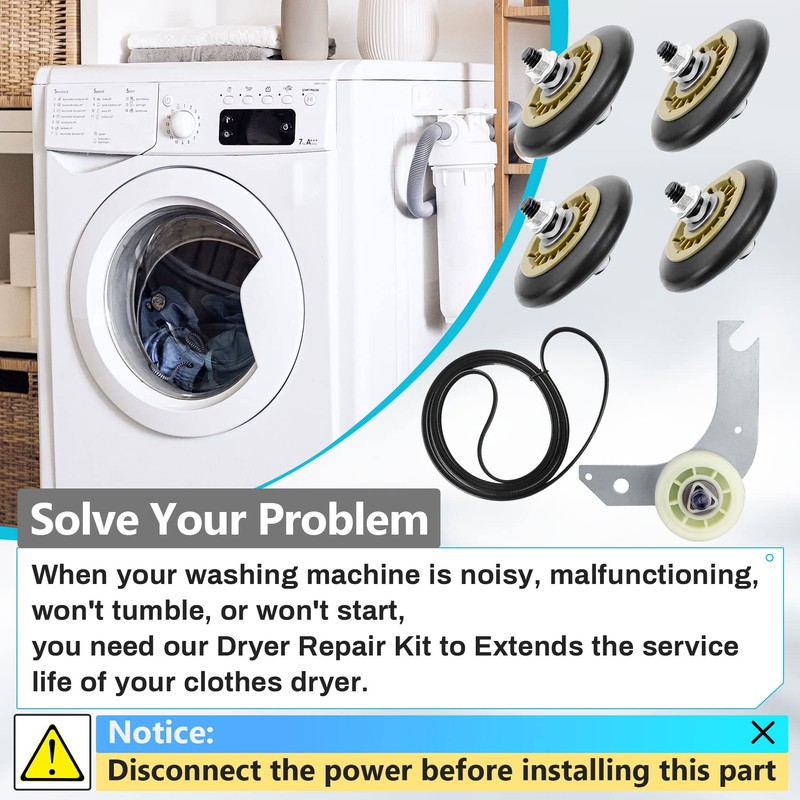 Casmer Dryer Repair Kit Compatible With electrolux Dryers Includes 137315300