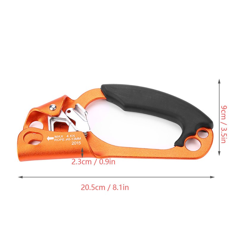 Right Hand Climbing Rope Handle Clamp for 8mm-13mm Rope Rock