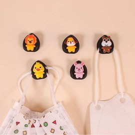 JQ Character Car Entrance Mask Holder (5 Types) / Car Hook / 캐릭터 차량용 현관 마스크 걸이 5종/자동차 후크