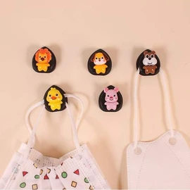 JQ Character Car Entrance Mask Holder (5 Types) / Car Hook / 캐릭터 차량용 현관 마스크 걸이 5종/자동차 후크